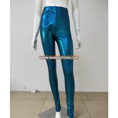 Professional sport tights woman leggings blue club leggings